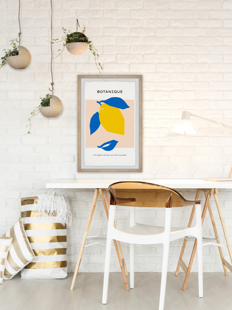 "Botanique Garden" Framed Painting Print, 8x12