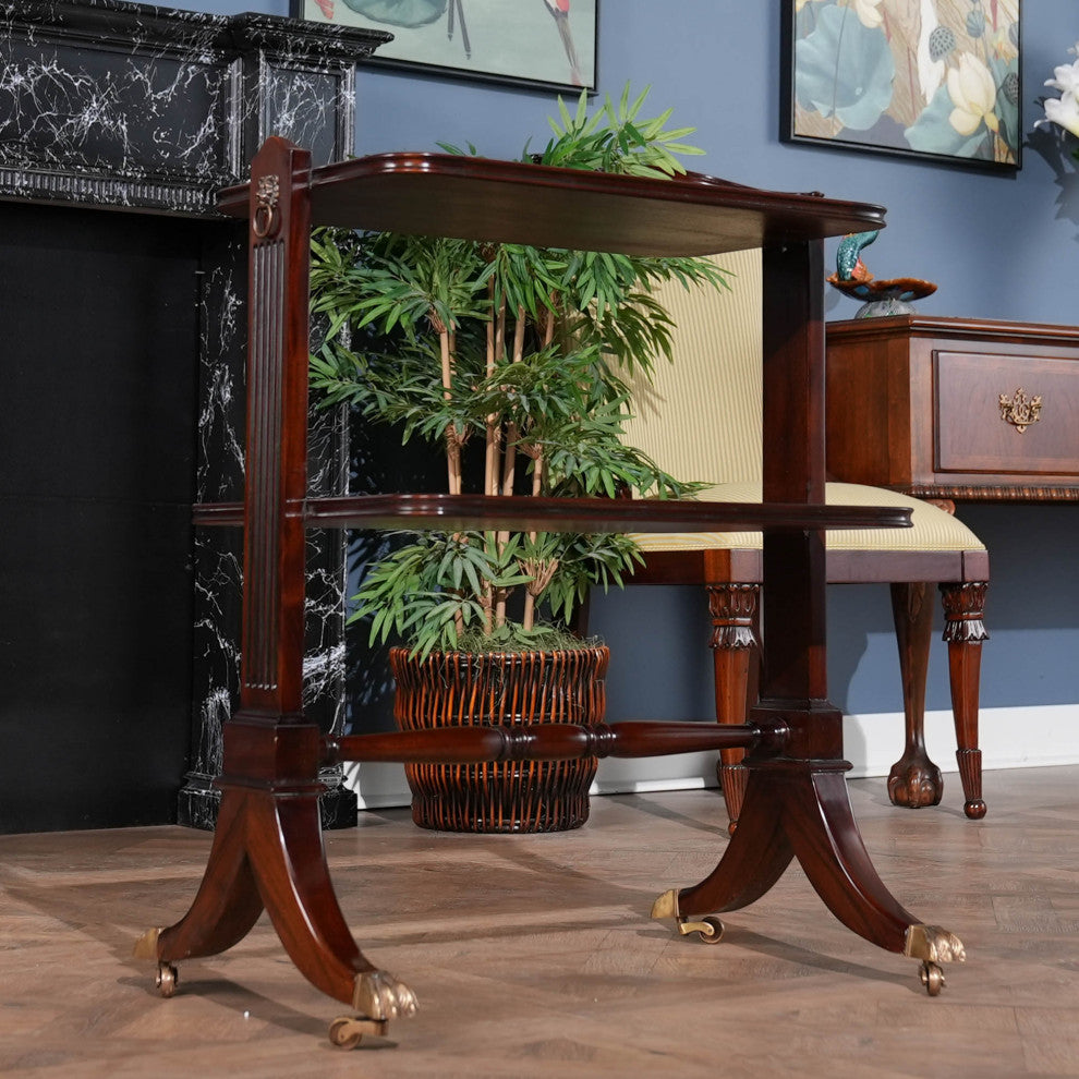 Two Tier Trolley, Mahogany Trolley
