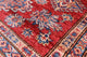 Geometric Super Kazak Hand-Knotted Wool Rug 4' 2" X 5' 6" Q10263
