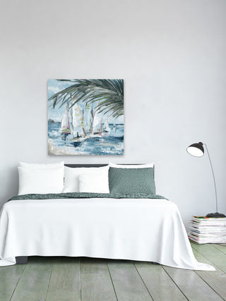 "Voyagers" Painting Print on Wrapped Canvas, 40"x40"