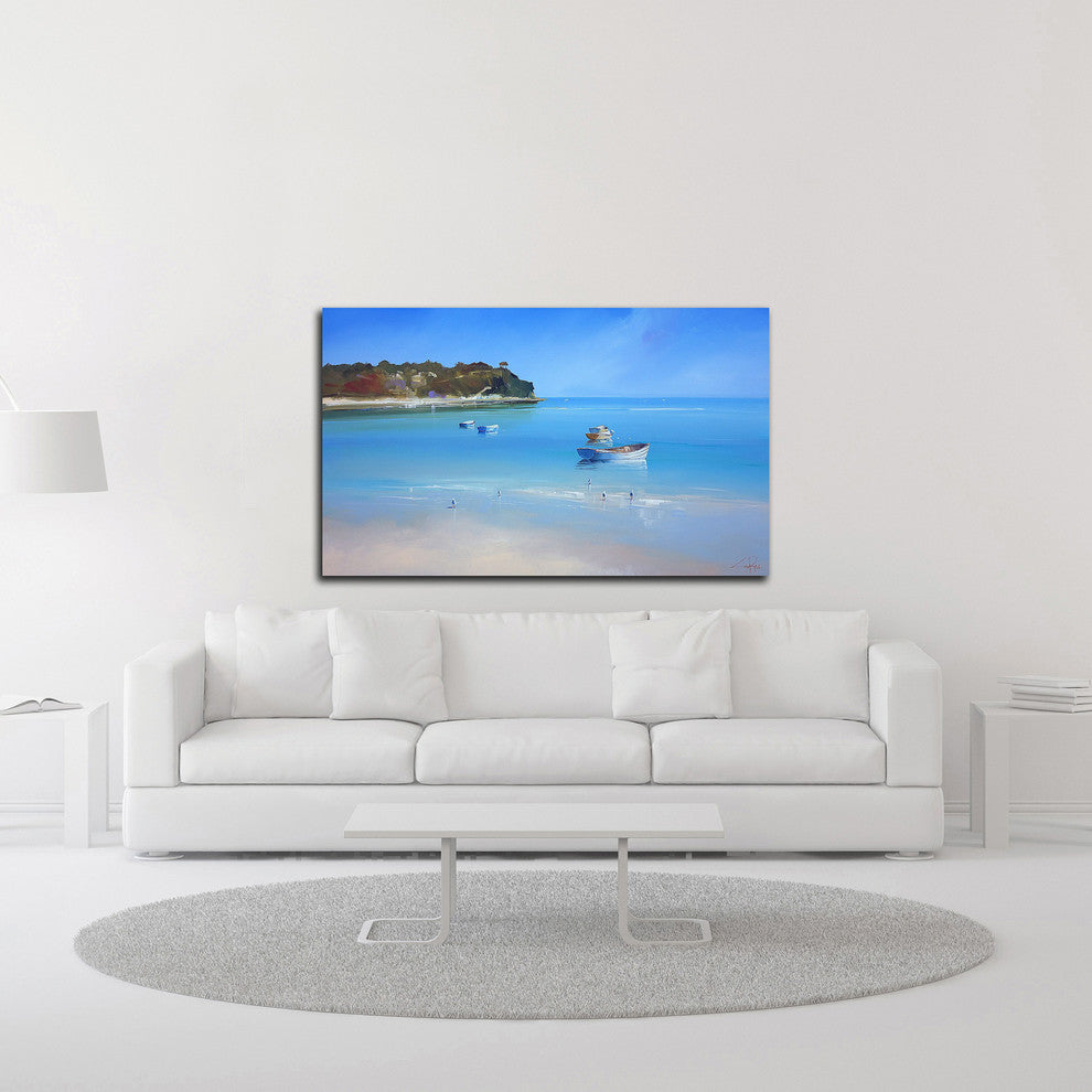 Low Tide Sorrento by Craig Trewin Penny, Print on Canvas, 30" x 18"
