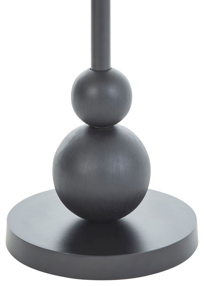 Corrine Aluminum Side Table, Matte Black