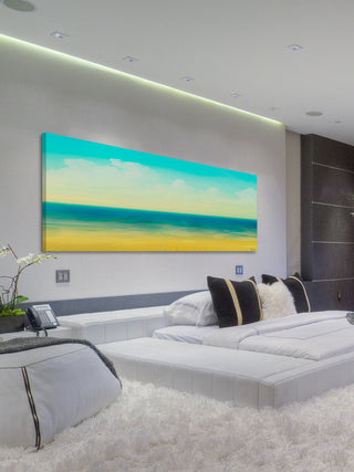 "Ocean Panoramic" Print on Canvas, 60"x20"