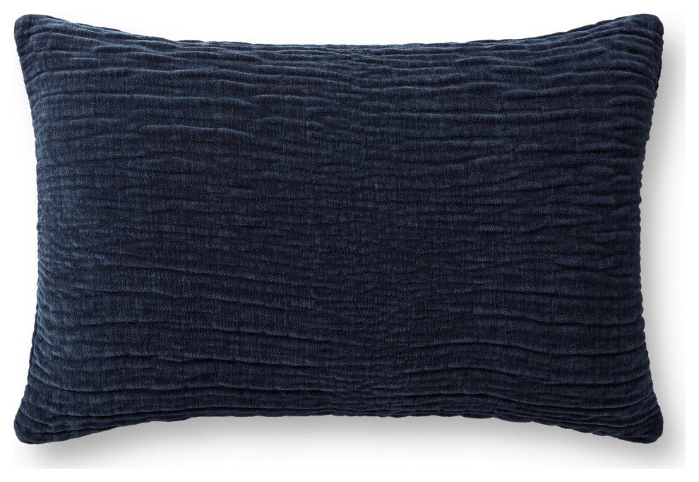 Loloi Pillow, Navy, 13''x21'', Cover Only
