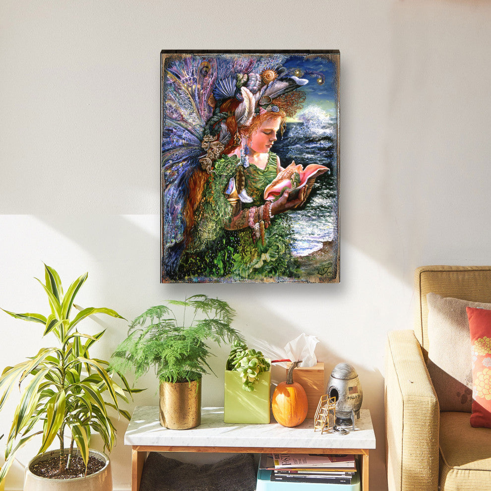 Beachcomber Fairy Wall and Table Top Wooden Decor, 48x36