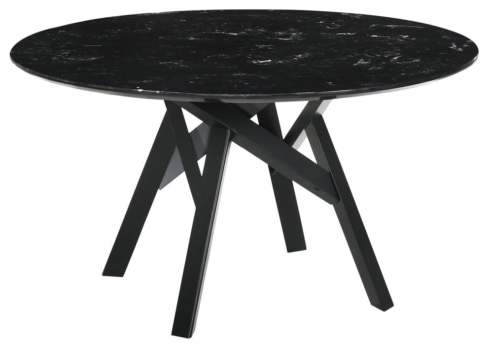 Venus Varde 5-Piece Black Dining Set