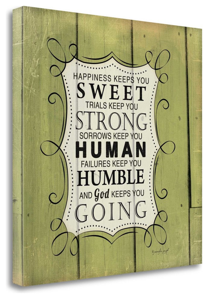 "God Keeps You Going" By Jennifer Pugh, Giclee Print on Gallery Wrap Canvas