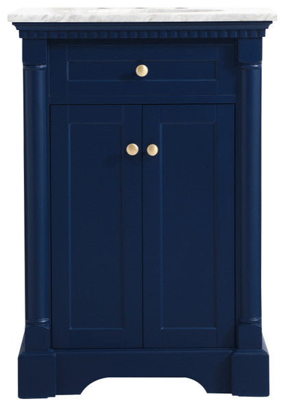 Home Living 24" Single Bathroom Vanity, Blue