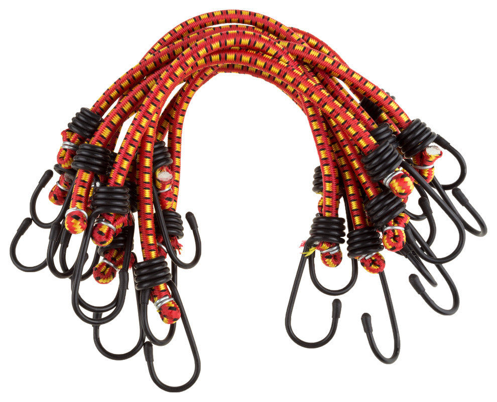 Stalwart 12" Bungee Cords, 10 Pack