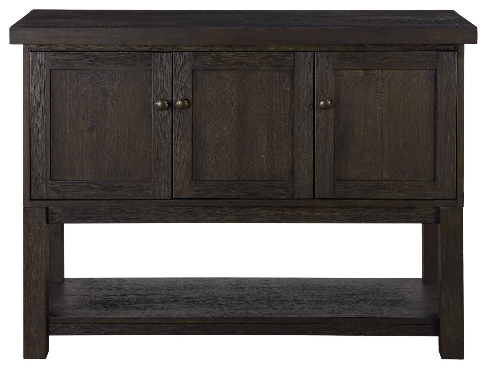 ACME Haddie Server, Distressed Walnut
