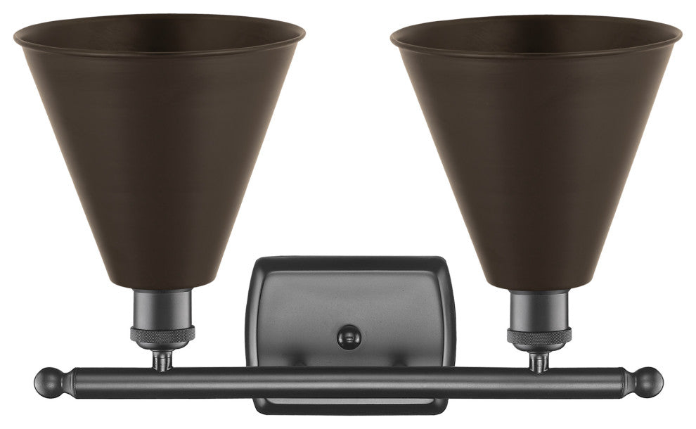 Ballston Cone Bath Vanity Light, Oil Rubbed Bronze, Oil Rubbed Bronze