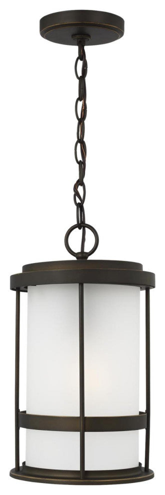 Generation Lighting 6290901EN3 Wilburn 8"W LED Outdoor Mini - Black