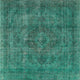 Ahgly Company Indoor Square Mid-Century Modern Area Rugs, 5' Square