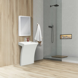 Cedar Falls 22"Pedestal Sink with Overflow