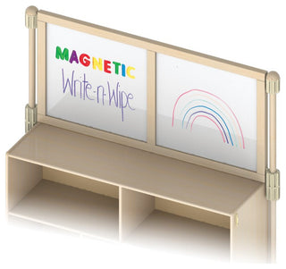 KYDZ Suite Upper Deck Divider - Magnetic Write-n-Wipe