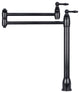 Copper Pot Filler Kitchen Faucet Deck-Mounted, Matte Black