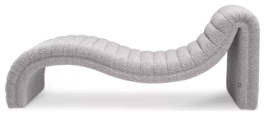 Gray Boucle Chaise Longue | Eichholtz Pioneer
