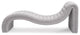 Gray Boucle Chaise Longue | Eichholtz Pioneer