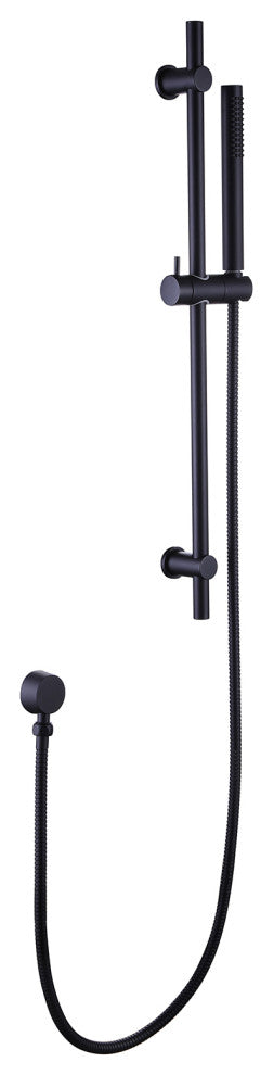Wall Mounted Handheld Shower with Slide Bar-Less Rough-in Valve