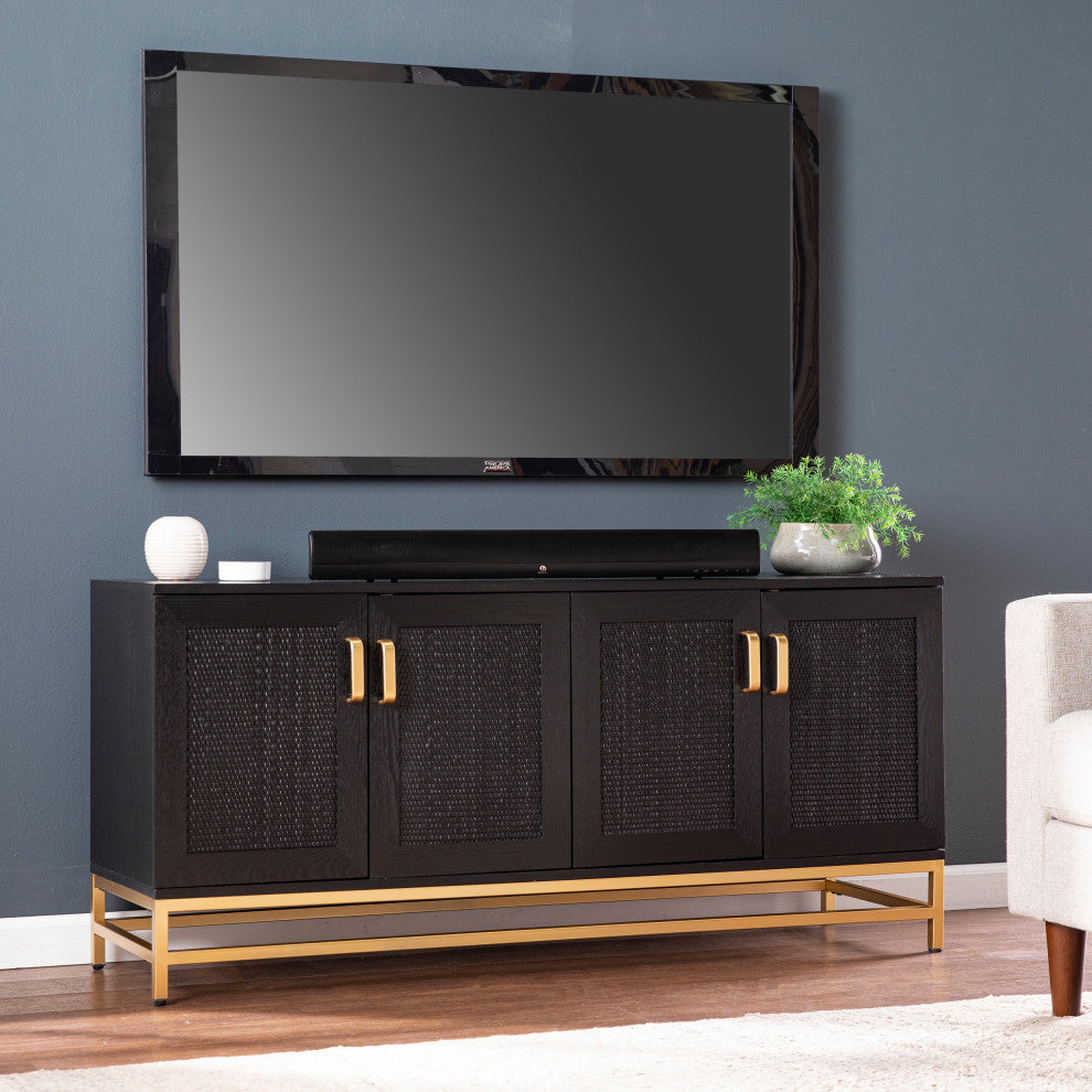 Alessandra Contemporary 4-Door Media Console