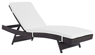 Convene Chaise Outdoor Patio Set of 4 EEI-2429-EXP-WHI-SET