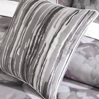 Madison Park Sateen Printed 6-Piece Duvet Set, Queen