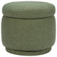 Enoki Storage Ottoman, Boucle, Olive Boucle