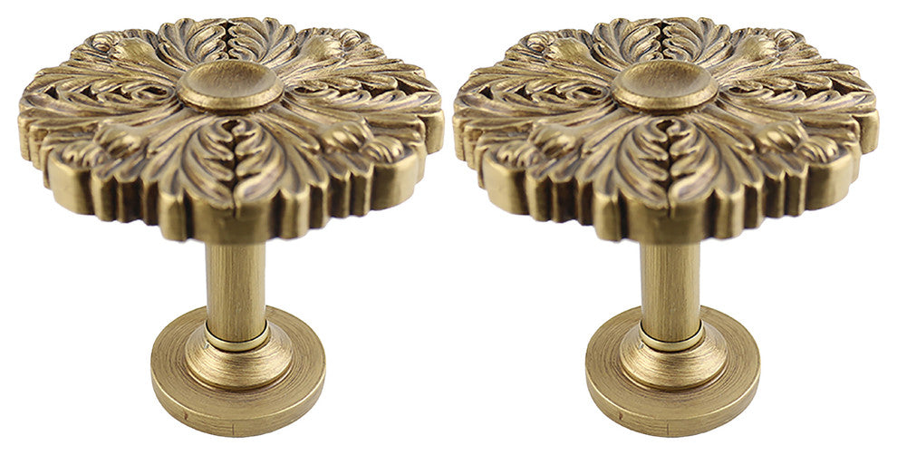 Urbanest Set of 2 Large Eve Drapery Medallion Holdback, Renaissance Gold