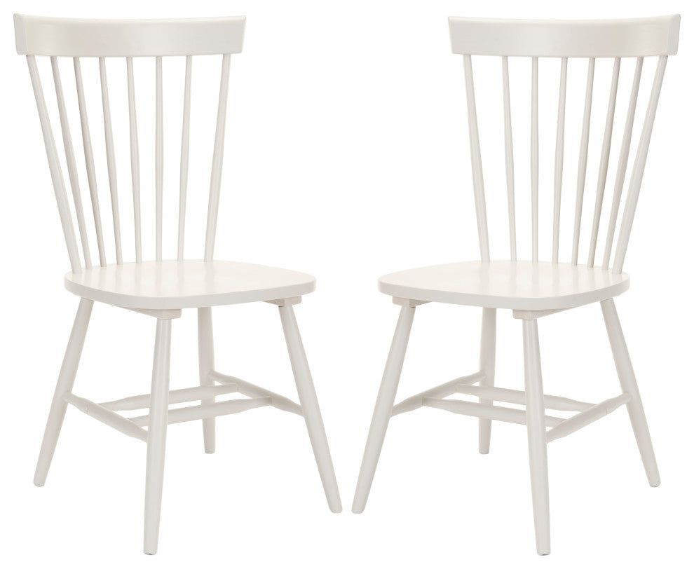 Safavieh Parker Spindle Dining Chair, Set of 2, Off-White