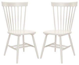 Safavieh Parker Spindle Dining Chair, Set of 2, Off-White
