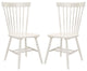 Safavieh Parker Spindle Dining Chair, Set of 2, Off-White