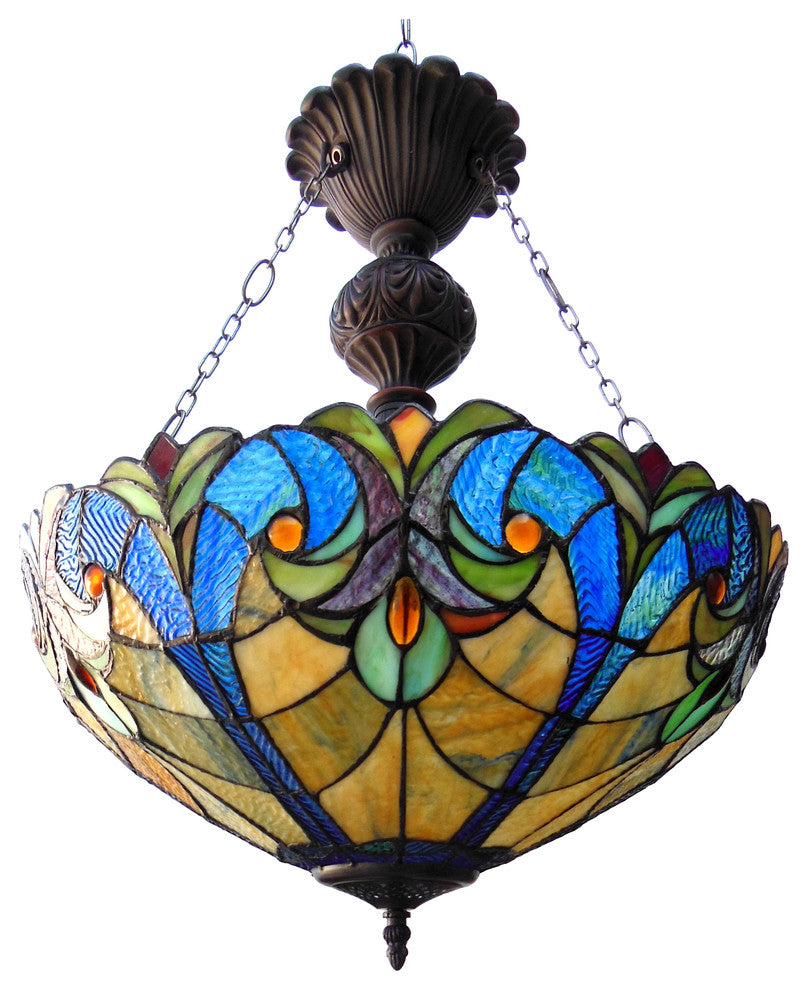 Liaison 2-Light Victorian Inverted Ceiling Pendant