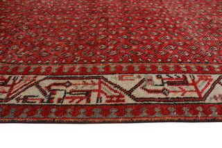 Semi Antique Mhina Red/Beige Runner, 3'5x10'0