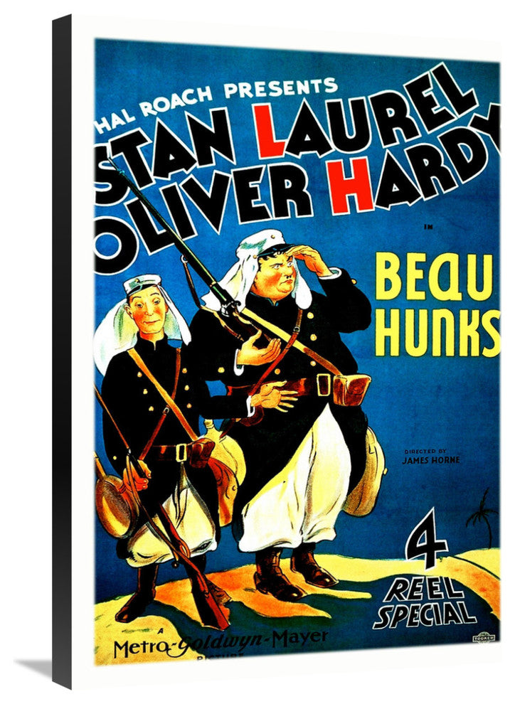 "Laurel & Hardy - Beau Hunks, 1931" Canvas by Hollywood Photo Archive, 21x30"