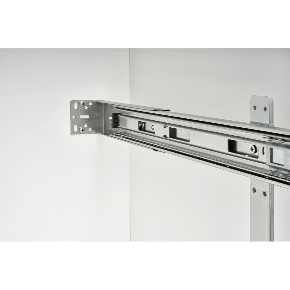 Two-Tier Bottom Mount Pull Out Steel Wire Organizer, 11.75"