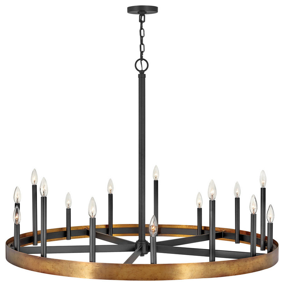 Hinkley Wells Chandelier, 15 Light