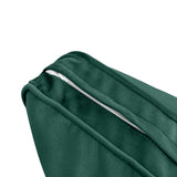 STYLE V1 Twin Velvet Pipe Trim Indoor Daybed Bolster Pillow |COVER ONLY| AD317