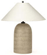 Brynner Table Lamp- Etched Silver