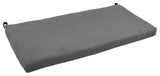 42"x19" Micro Suede Loveseat Cushion, Steel Gray