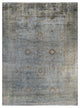 Overdyed One-of-a-Kind Hand-Knotted Area Rug Gray, 10' 1" x 13' 9"