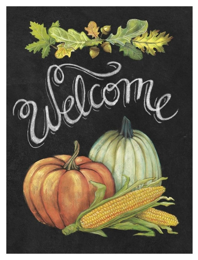 "Autumn Harvest II Welcome" Digital Paper Print by Mary Urban, 20"x26"