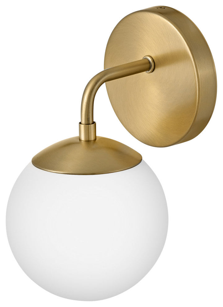 Lark 85000 Julep 1 Light 6"W Bathroom Sconce - Lacquered Brass