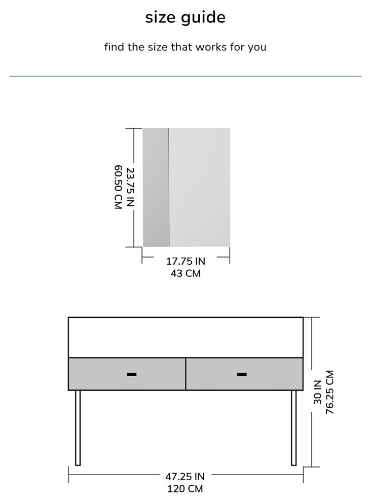 Eric Accent Rectangle Mirror, Smoke, 24"x18"