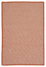 Outdoor Houndstooth Tweed OT19 Orange Indoor/Outdoor Area, Rectangular 2'x12'