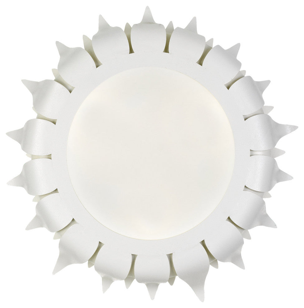 Crystorama 510-MT, 3-Light Ceiling Mount, Matte White