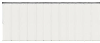 Amour 12-Panel Track Extendable Vertical Blinds 140-260"W