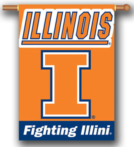 University of Illinois, 28"x40" 2-sided NCAA Banner