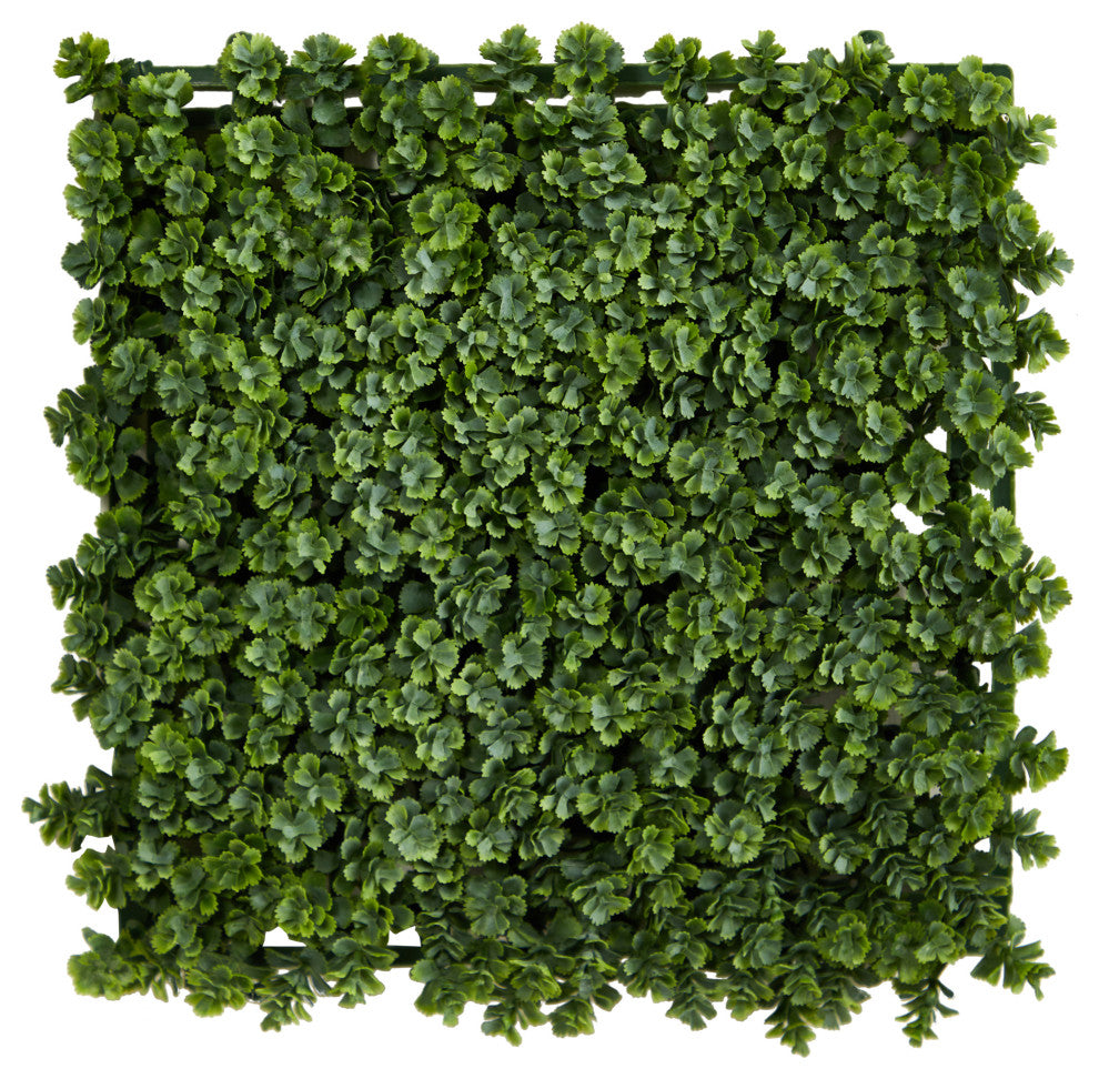 12" Succulent Artificial Wall Mat, Indoor/Outdoor, Set of 6