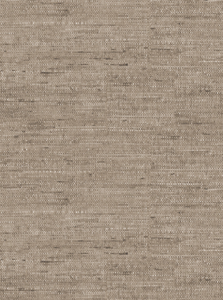 Canvas Look Peel and Stick Vinyl Wallpaper, Taupe, 24" X 60"