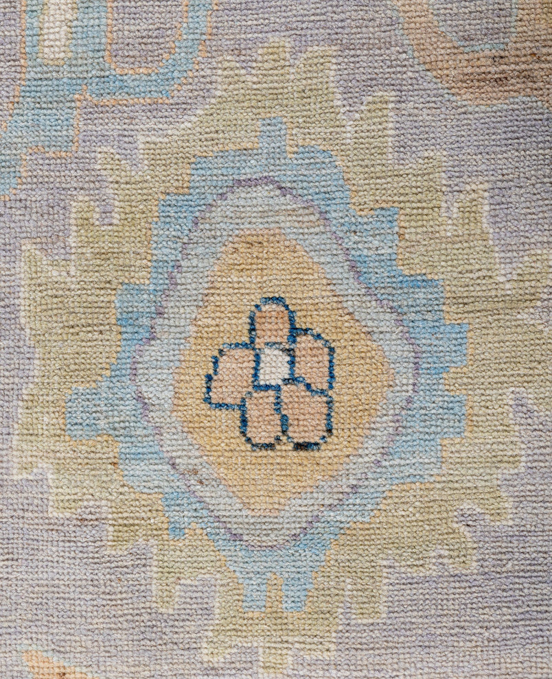 Oushak One-of-a-Kind Hand-Knotted Area Rug Gray, 10'0" x 13'8"